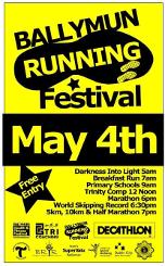 Ballymun Running Festival poster